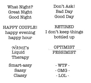 Wine Glass Sayings